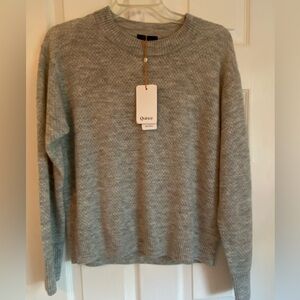 Women’s Light Gray Crewneck Sweater